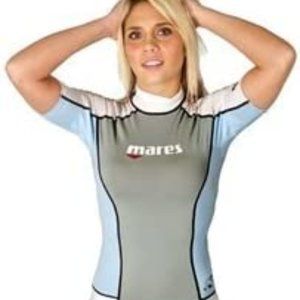 Mares Women's Short Sleeve Rash guard Size XS
